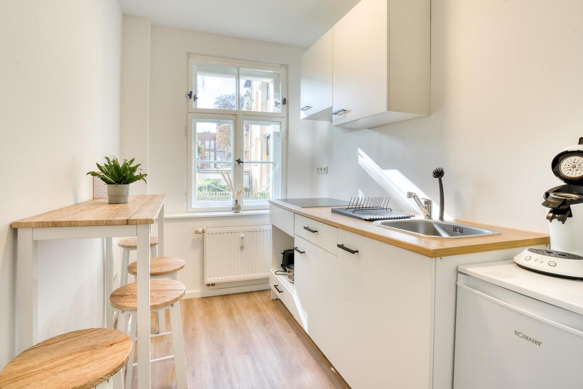 Homy I Moderner Retrocharme Wlan & Netflix Lägenhet Leipzig Exteriör bild